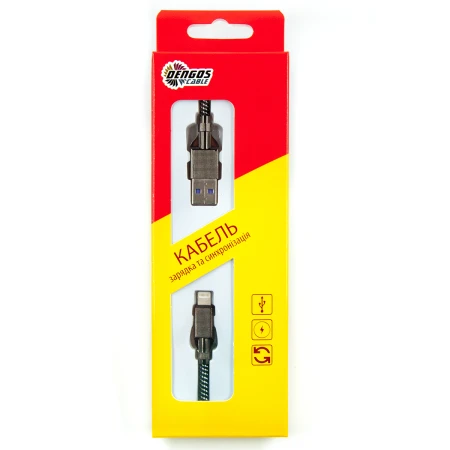 Кабель Dengos (NTK-L-KPR-USB3-BLACK)