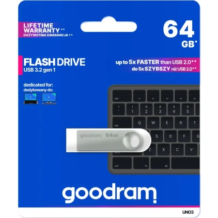 Флеш память USB GOODRAM (UNO3-0640S0R11)