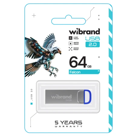 Флеш пам'ять USB Wibrand (WI2.0/FA64U7U)