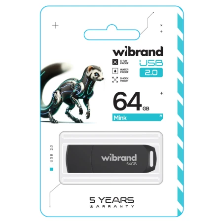 Флеш пам'ять USB Wibrand (WI2.0/MI64P4B)