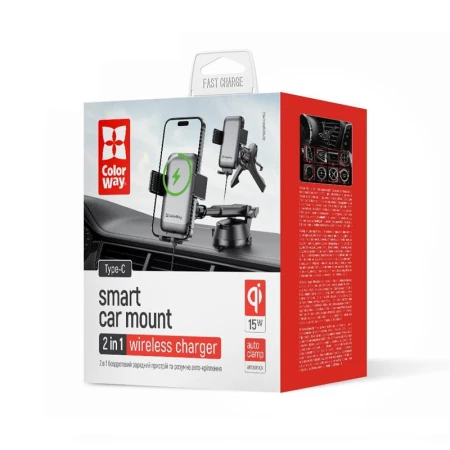 Зарядное устройство ColorWay (CW-CHAW040Q-BK)