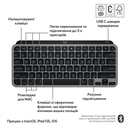Клавіатура Logitech (920-012652)